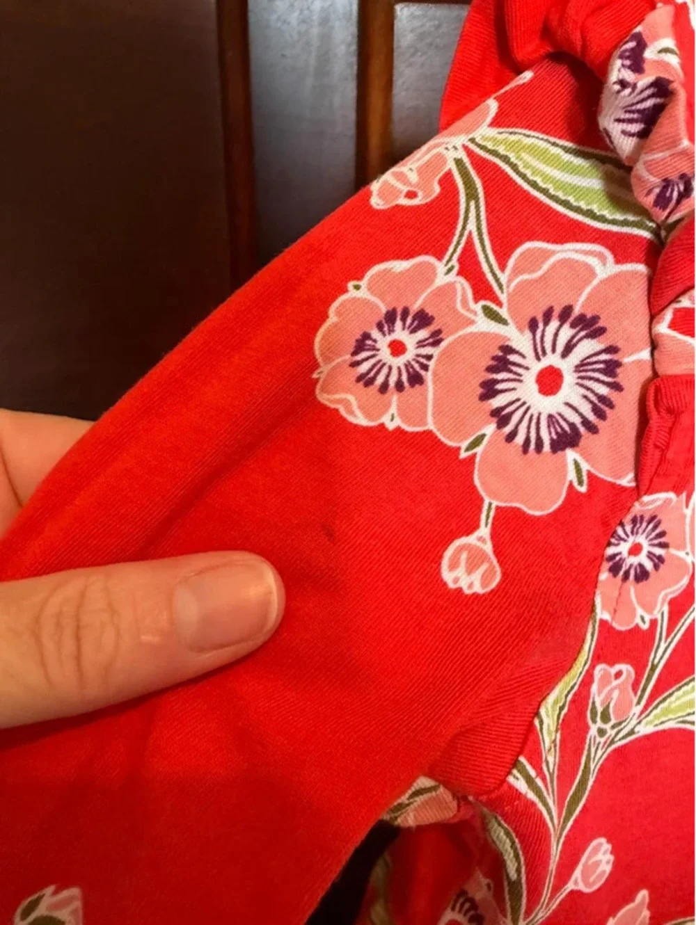 Tea Collection Red Floral Dress